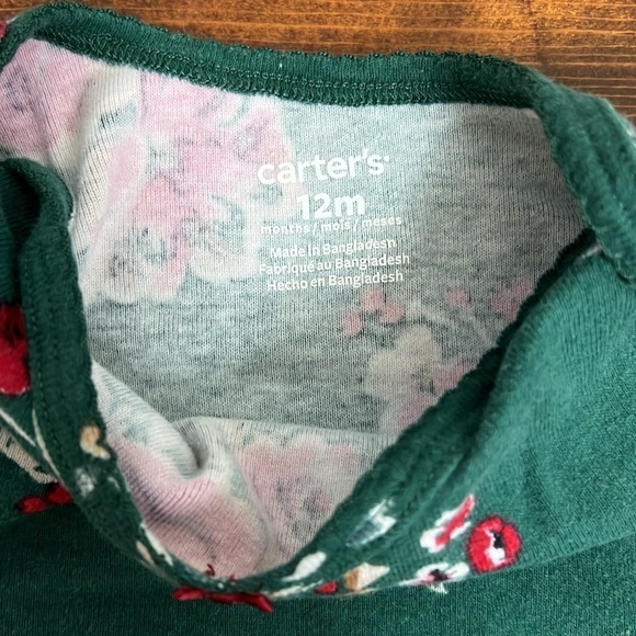 Baby Girl Winter Bundle | 12 Month Long Sleeve and Fleece Pants - Picture 11 of 12